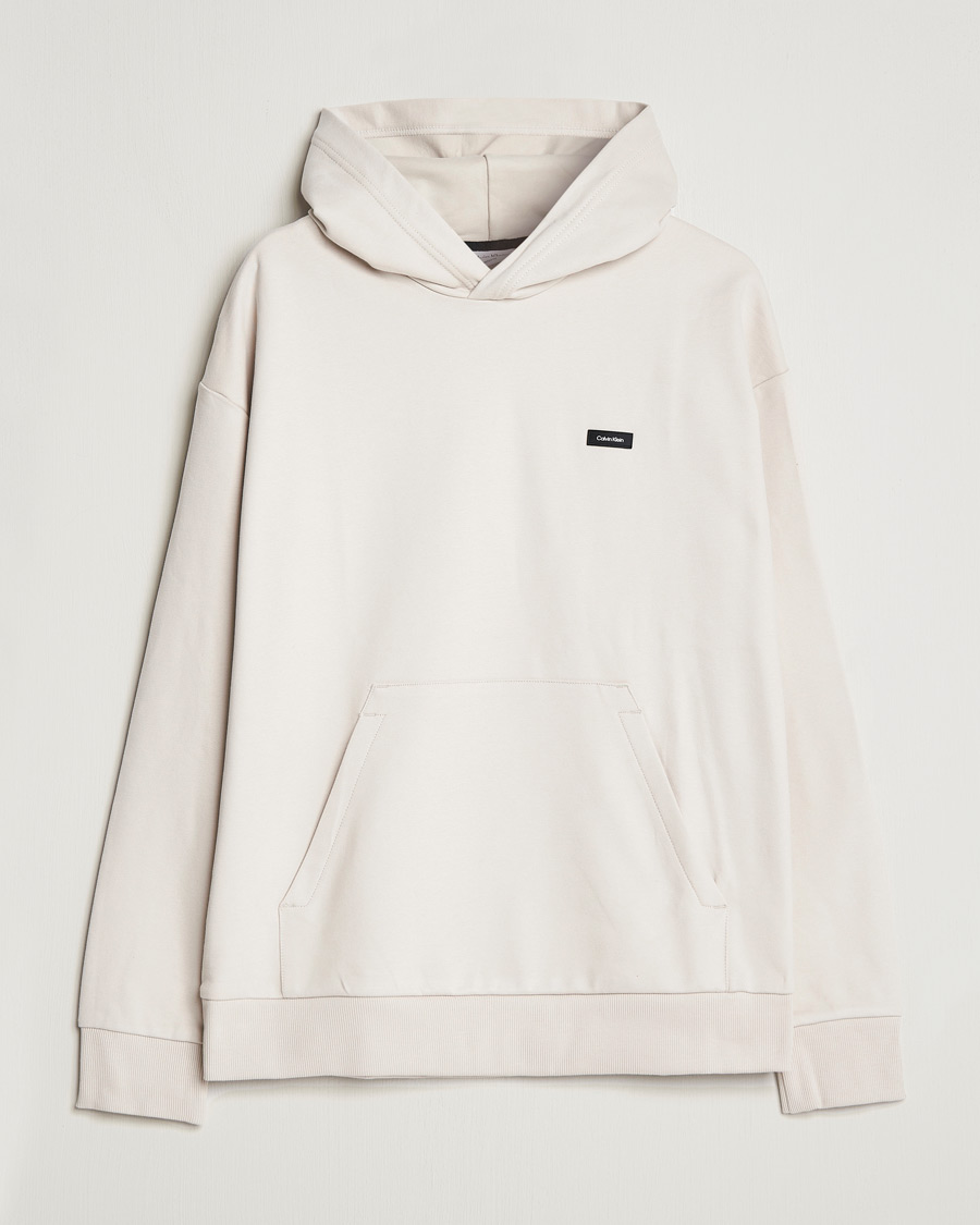 Uomini | Maglieria | Calvin Klein | Cotton Comfort Hoodie Stony Beige