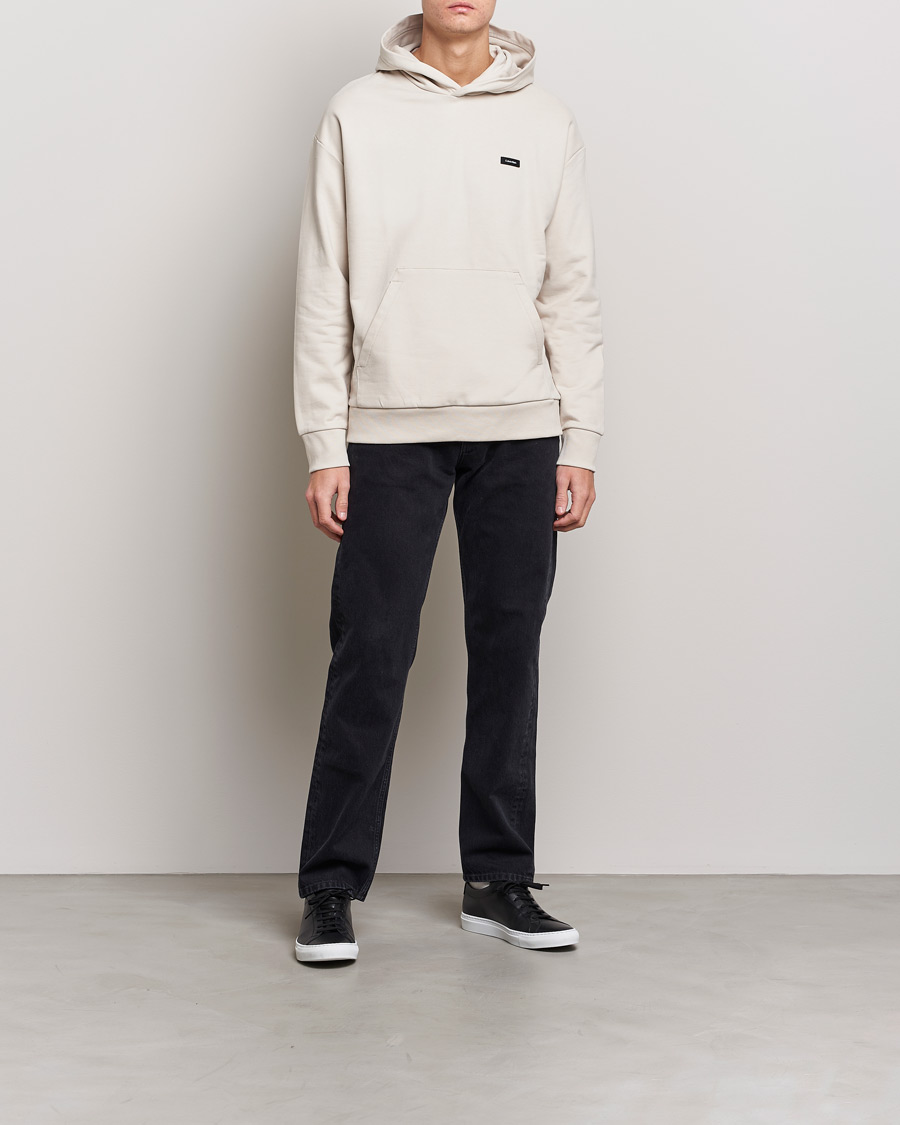 Uomini | Maglieria | Calvin Klein | Cotton Comfort Hoodie Stony Beige