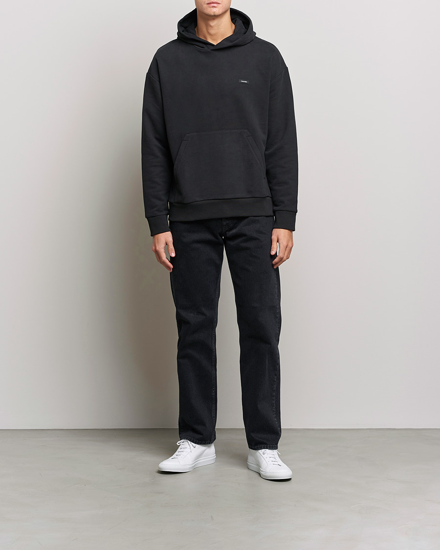 Uomini | Maglieria | Calvin Klein | Cotton Comfort Hoodie Black