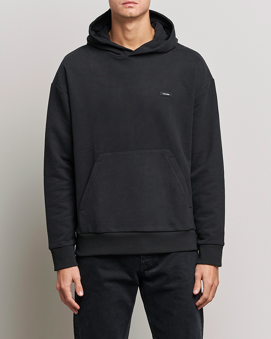 Uomini | Maglieria | Calvin Klein | Cotton Comfort Hoodie Black