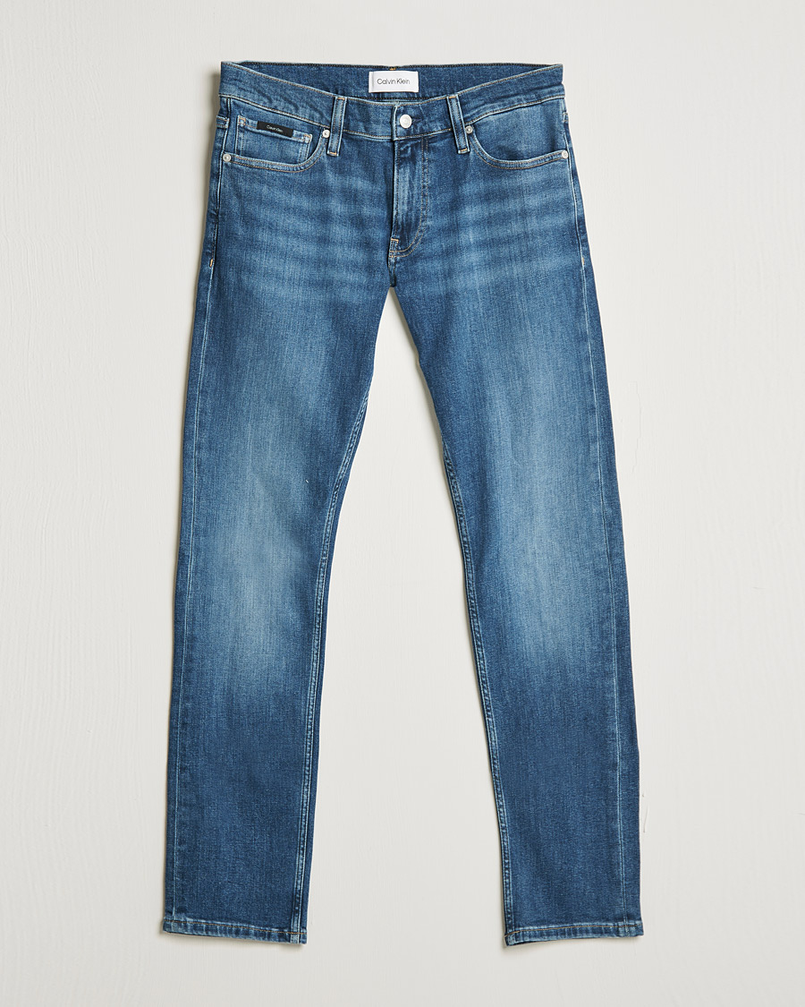 Uomini | Jeans | Calvin Klein | Slim Lewis Stretch Jeans Medium Blue