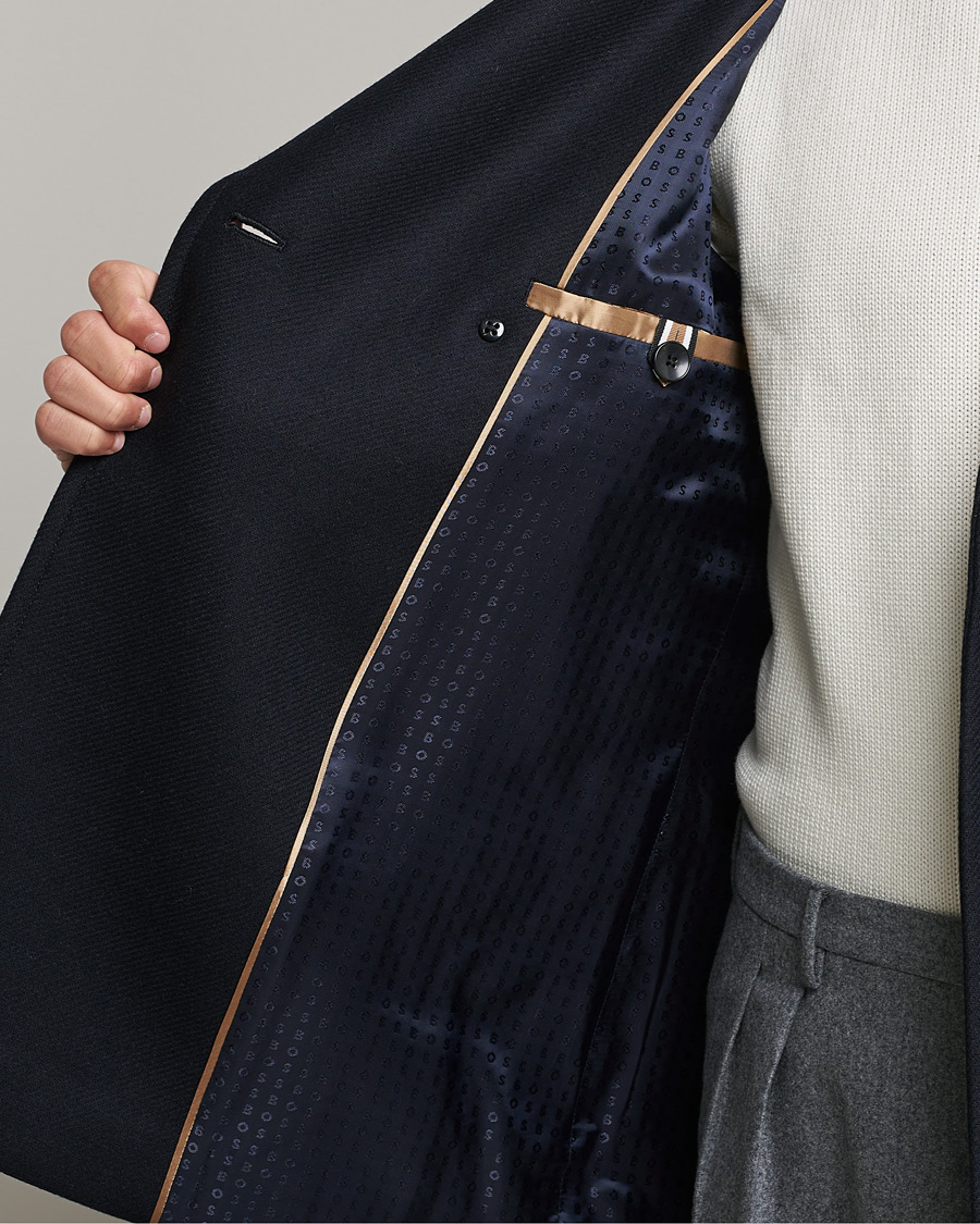 Uomini | Giacche | BOSS BLACK | Hyde Peacoat Dark Blue