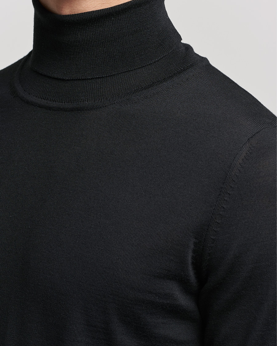 Uomini | Maglieria | BOSS BLACK | Musso Merino Polo Black