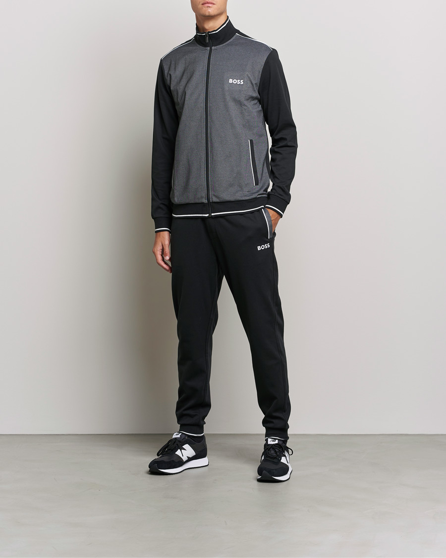 Uomini | Maglieria | BOSS BLACK | Tracksuit Full Zip Jacket Black