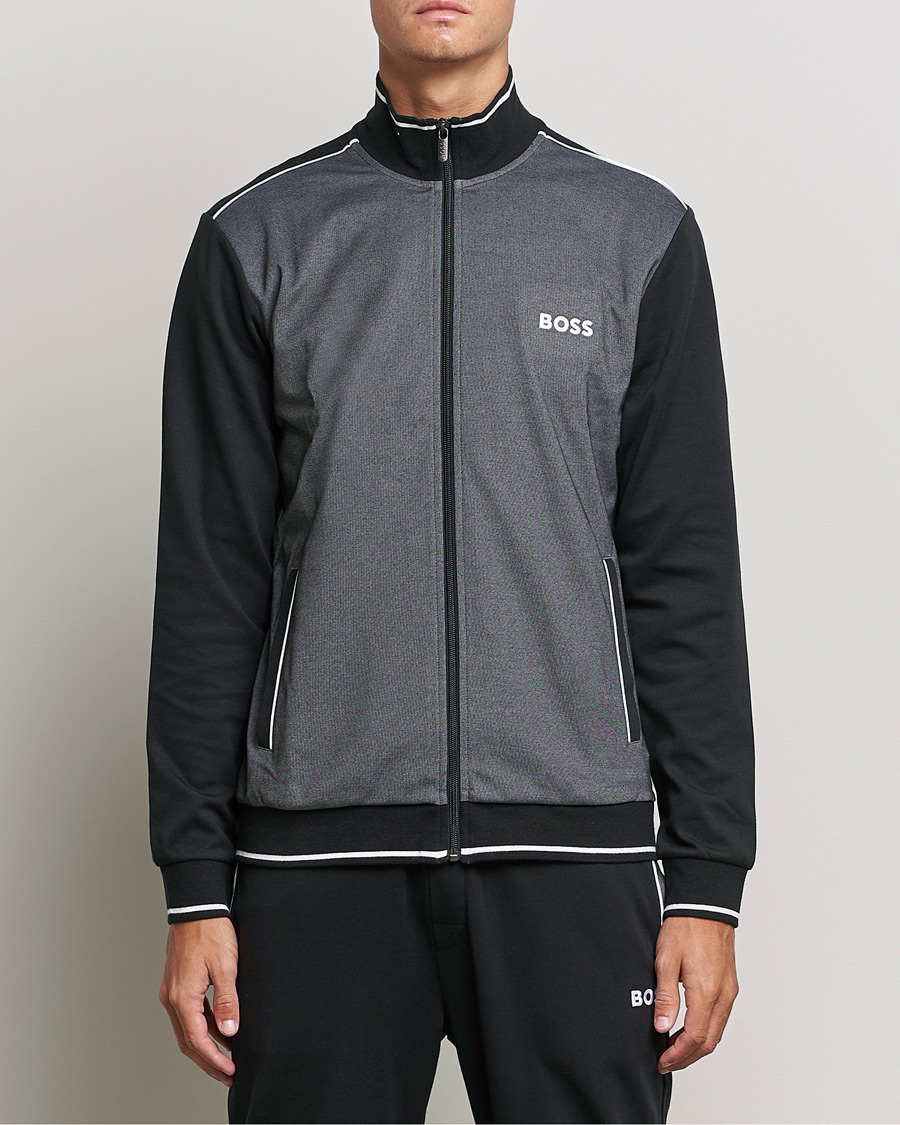 Uomini | Maglieria | BOSS BLACK | Tracksuit Full Zip Jacket Black