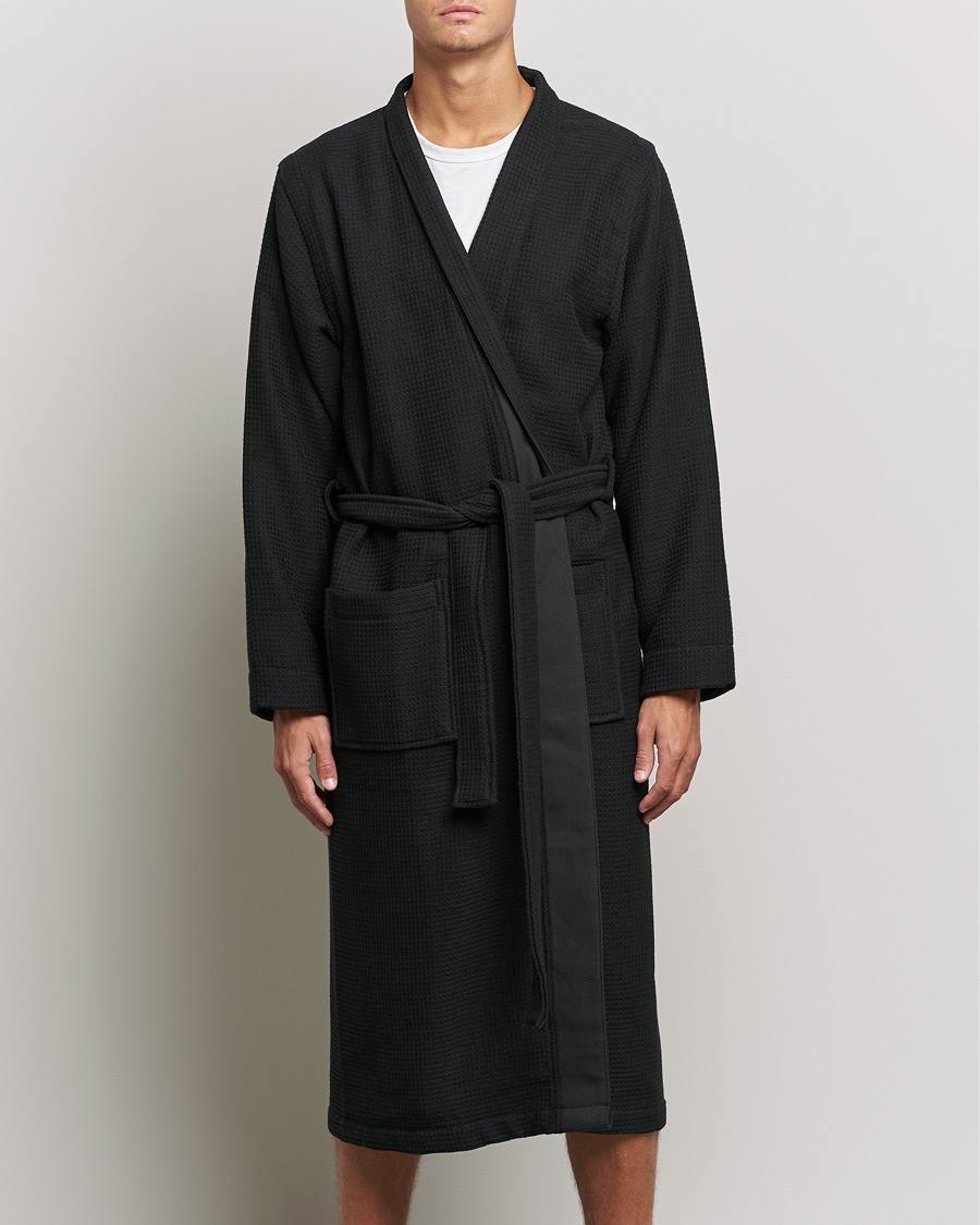 Uomini | Accappatoi & Pigiami | BOSS BLACK | BOSS Waffle Kimono Black