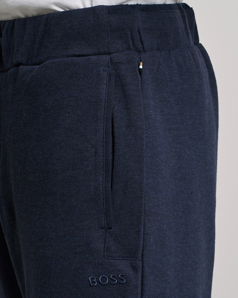 Uomini | Pantaloni | BOSS BLACK | BOSS Cashmere Sweatpants Dark Blue