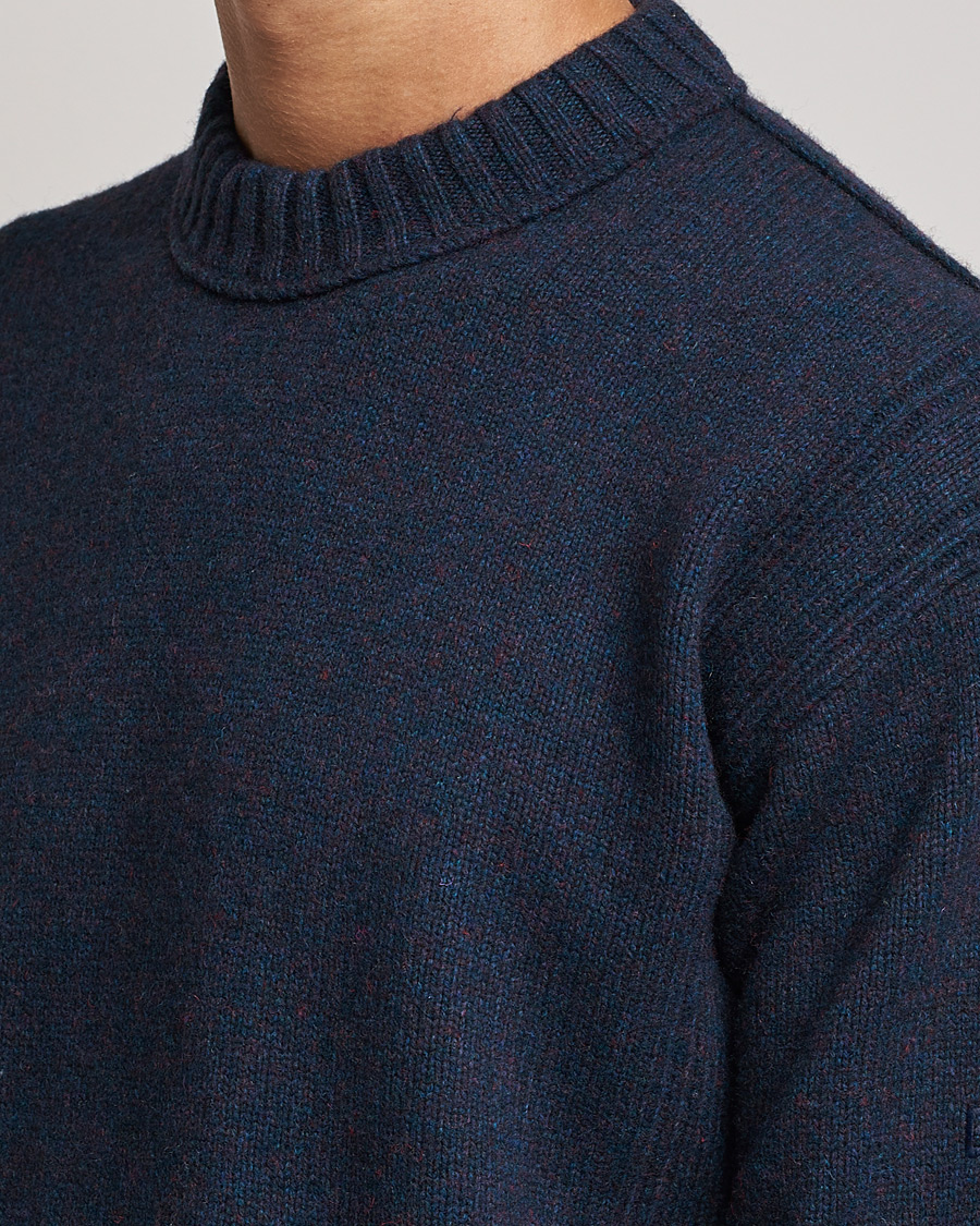 Uomini | Maglieria | BOSS ORANGE | BOSS Casual Ashetland Knitted Sweater Dark Blue
