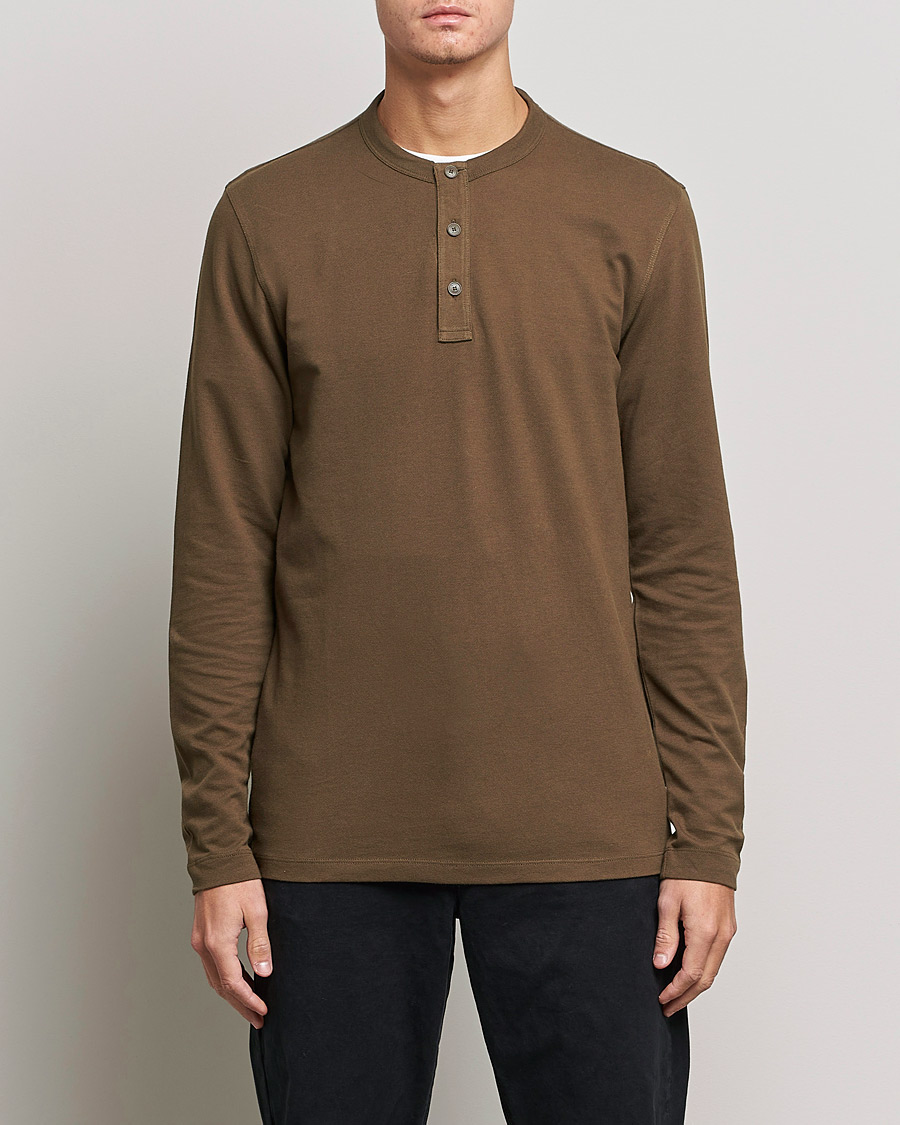 Uomini | Maglieria | BOSS ORANGE | Teetwill Henley Dark Green