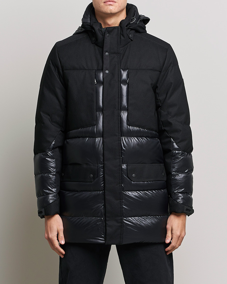 Uomini | Giacche | BOSS GREEN | Arviko Semi Glossy Down Parka Black