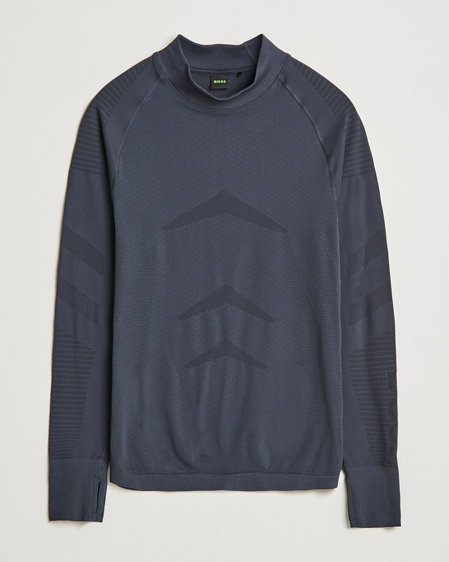 Uomini | T-shirt | BOSS GREEN | Thileas Soft Compression Tee Dark Blue