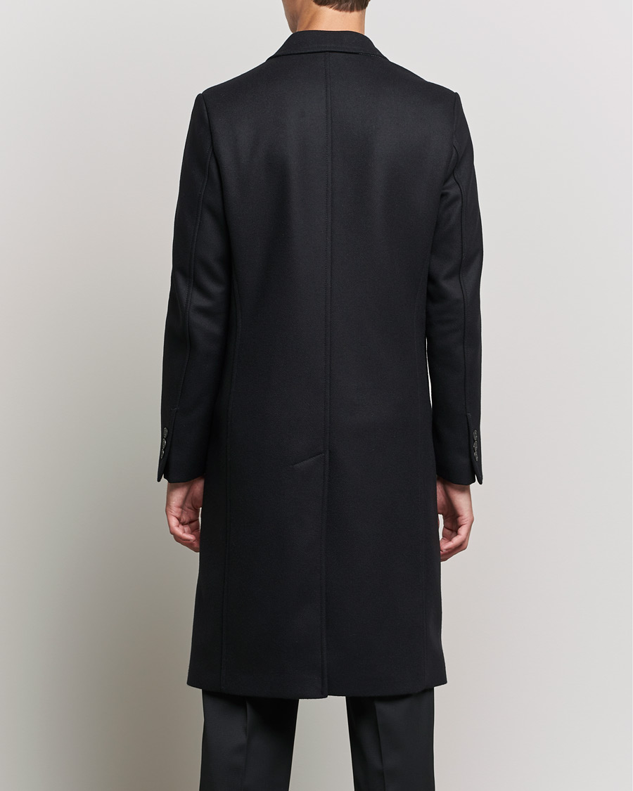 Uomini | Giacche | HUGO | Miroy Wool Double Breasted Coat Black
