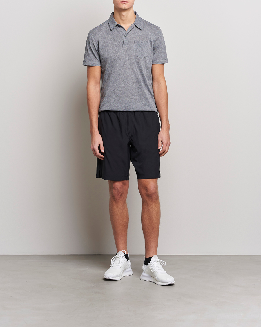 Uomini | Pantaloncini | Sunspel | Active Running Shorts Black