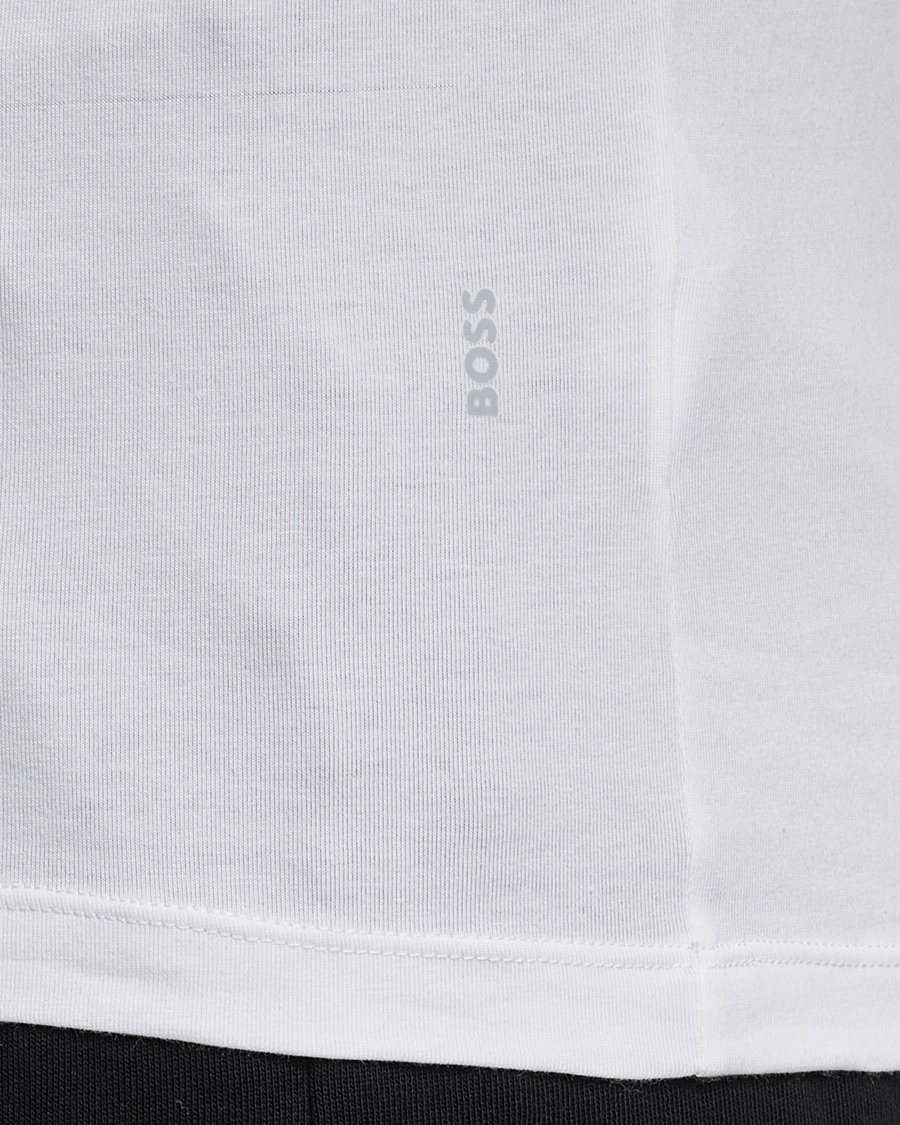 Uomini | T-shirt | BOSS BLACK | 2-Pack V-Neck Slim Fit T-Shirt White