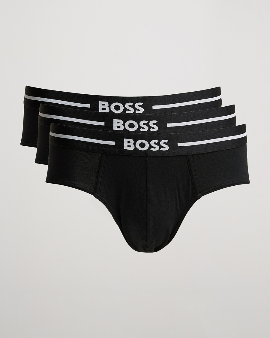 Uomini | Biancheria intima | BOSS BLACK | 3-Pack Boxer Briefs Black