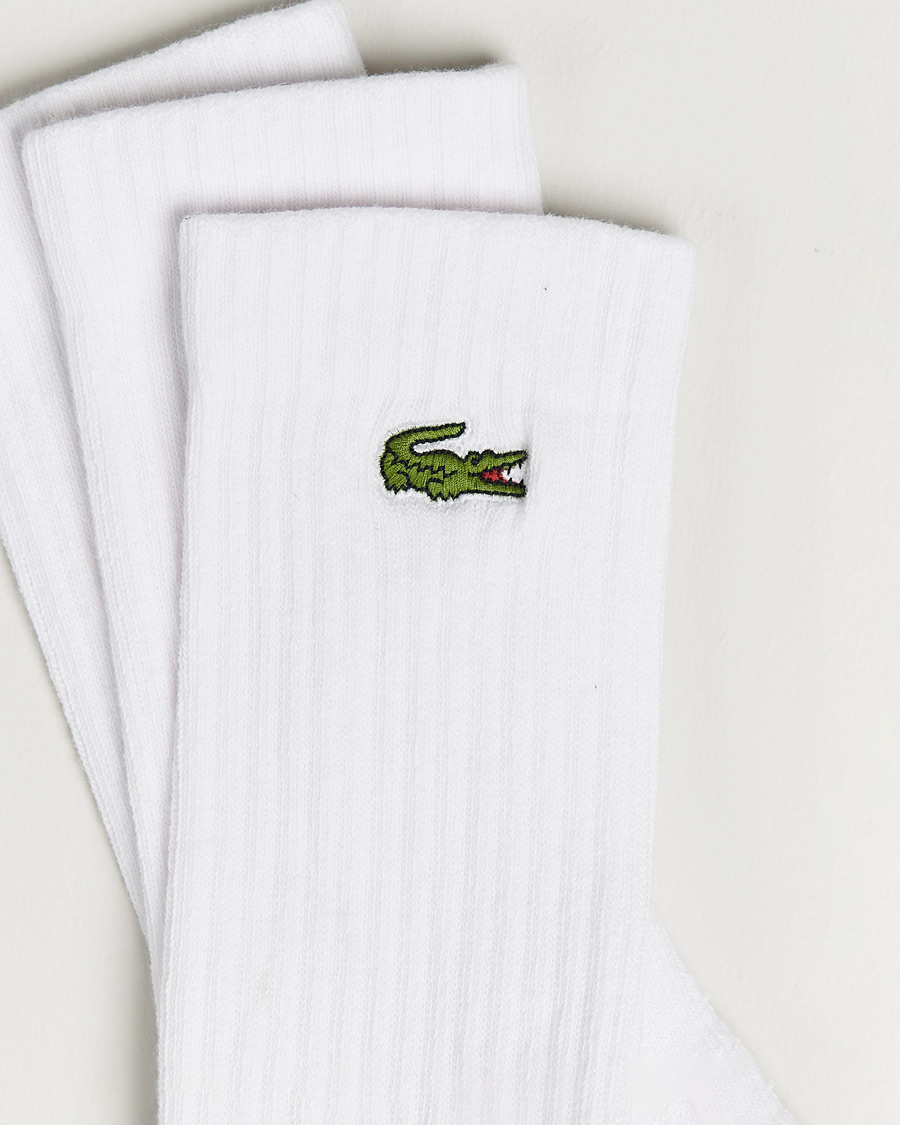 Uomini | Biancheria intima | Lacoste Sport | 3-Pack Sport Socks White