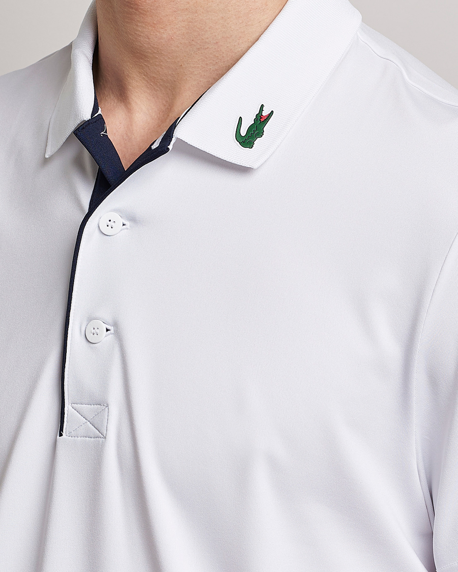 Uomini | Polo | Lacoste Sport | Jersey Golf Polo White/Navy