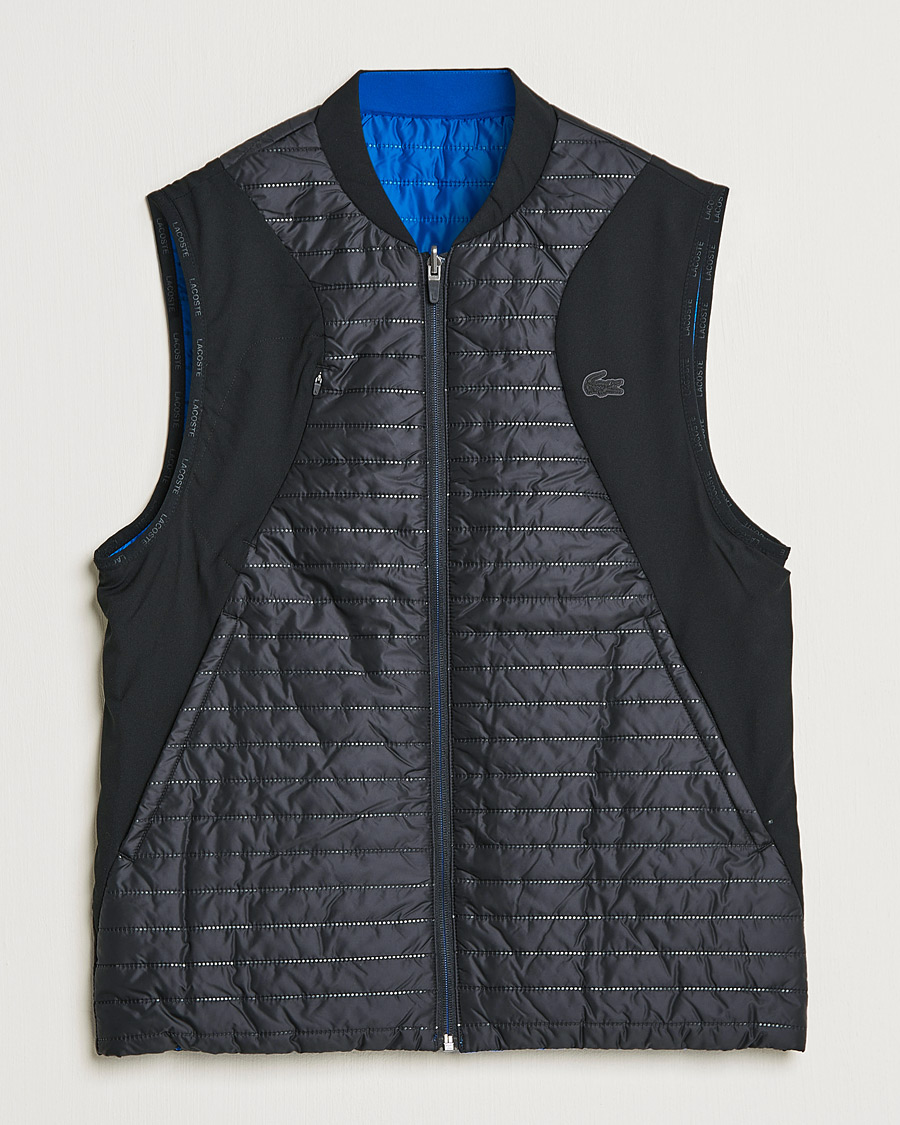Uomini | Giacche | Lacoste Sport | Reversible Performance Vest Black/Blue