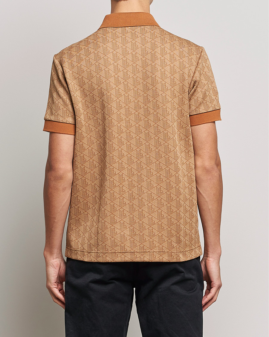 Uomini | Polo | Lacoste | Classic Fit Monogram Jacquard Polo Viennese