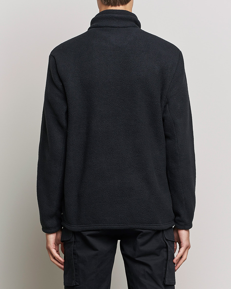Uomini | Maglieria | Peak Performance | Fleece Snap T-Neck Black
