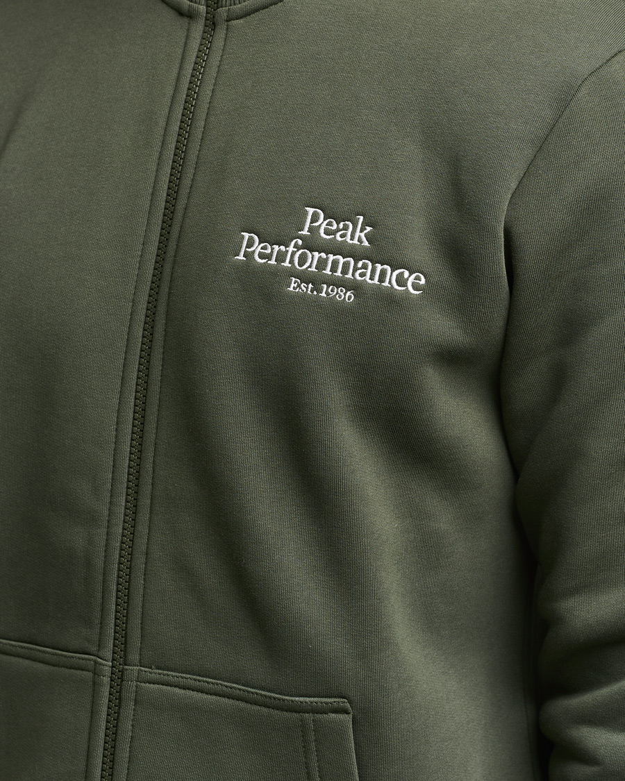 Uomini | Maglieria | Peak Performance | Original Zip Forest Night
