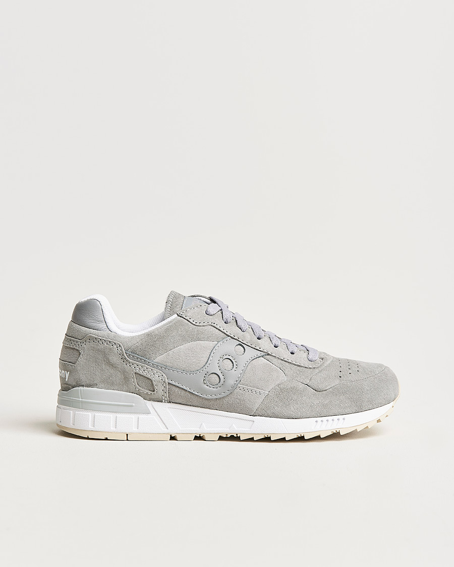 Uomini | Saucony Shadow 5000 Full Suede Sneaker Grey | Saucony | Shadow 5000 Full Suede Sneaker Grey