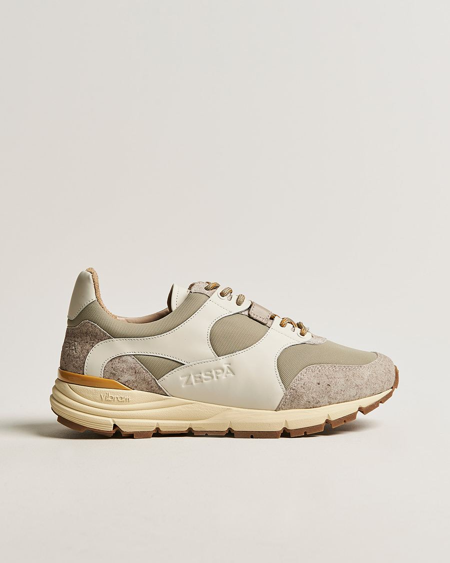 Uomini | Zespà ZSP Trail Outdoor Textile Sneakers Taupe | Zespà | ZSP Trail Outdoor Textile Sneakers Taupe