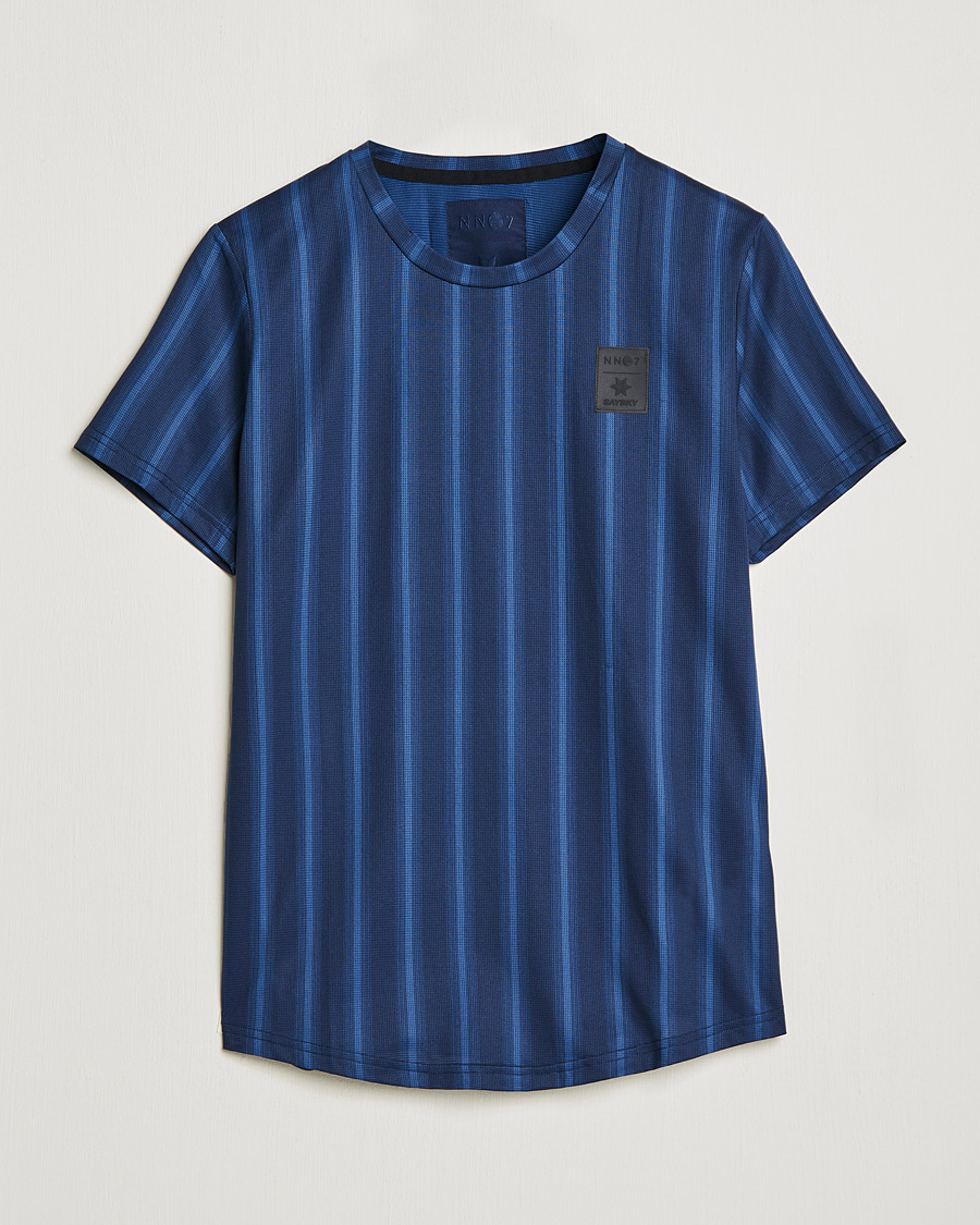 Uomini | T-shirt | NN07 | Combat Short Sleeve T-Shirt Navy Stripe