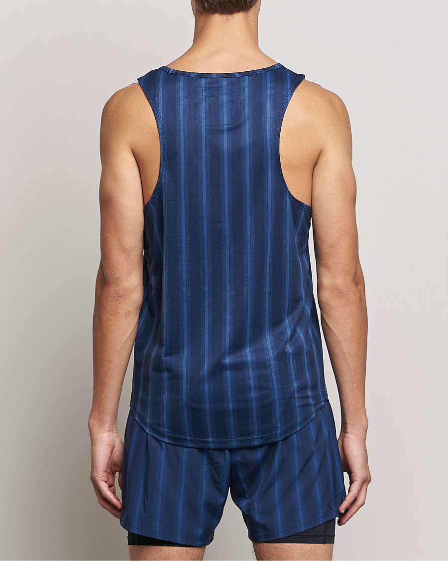 Uomini | T-shirt | NN07 | Combat Singlet Navy Stripe