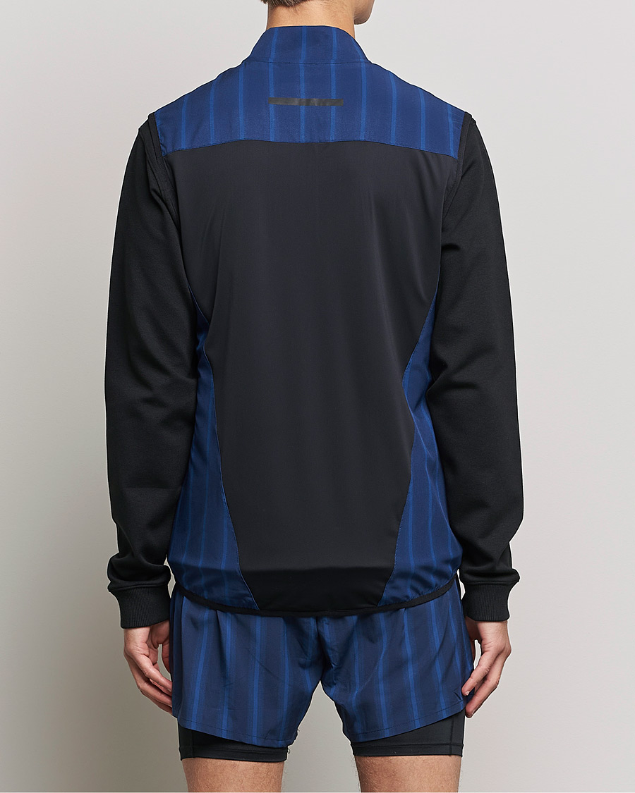 Uomini | Maglieria | NN07 | Pace Full Zip Vest Navy Stripe