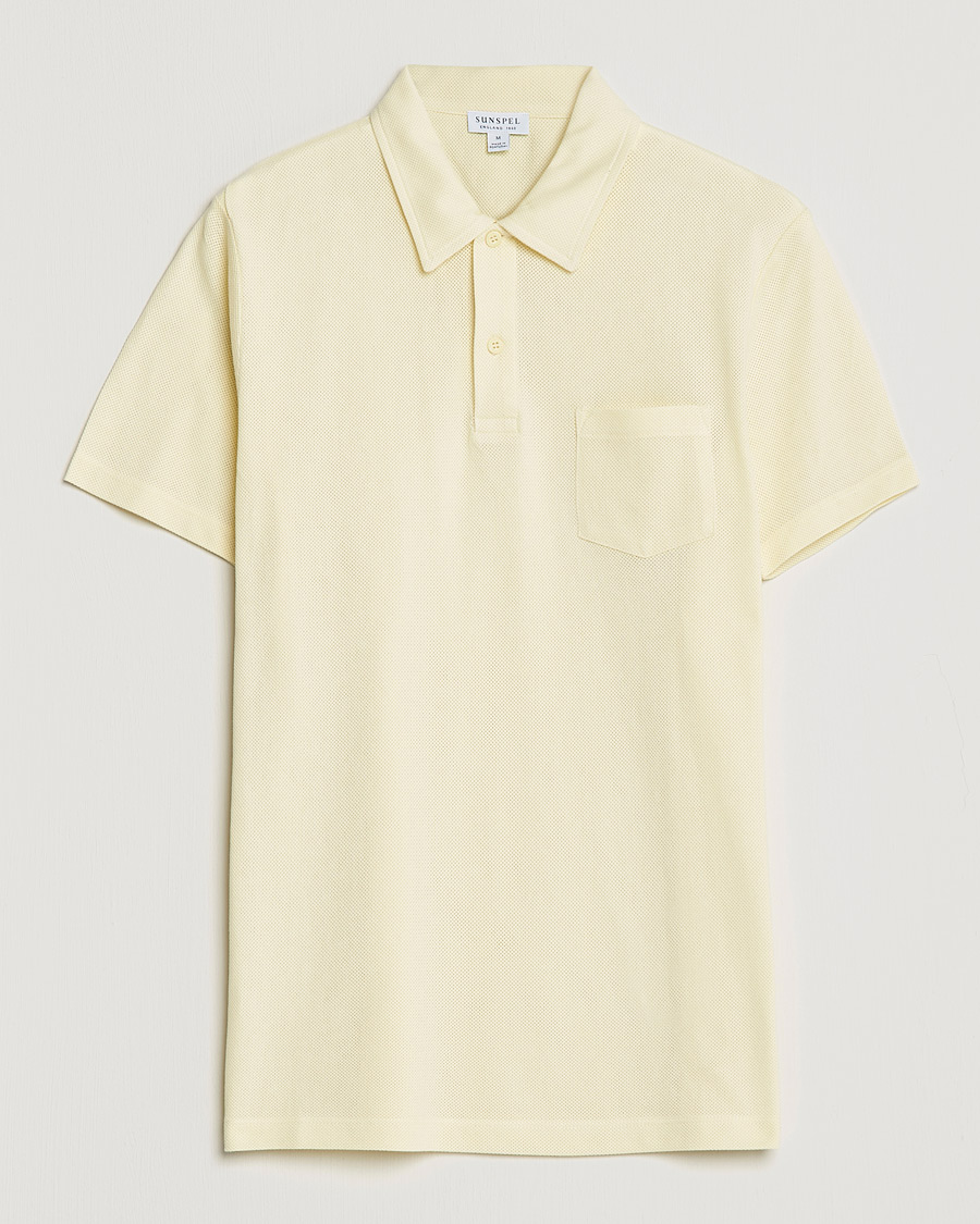 Uomini | Polo | Sunspel | Riviera Polo Shirt Lemon
