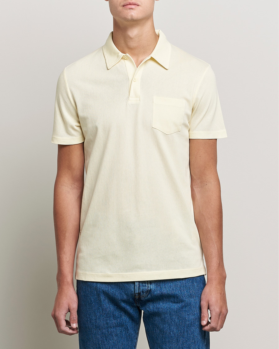 Uomini | Polo | Sunspel | Riviera Polo Shirt Lemon