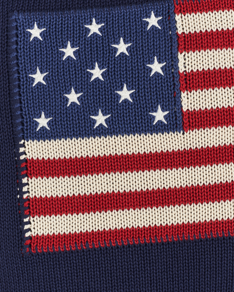 Uomini | Casa | Ralph Lauren Home | RL Flag 50x50 cm Throw Pillow Navy
