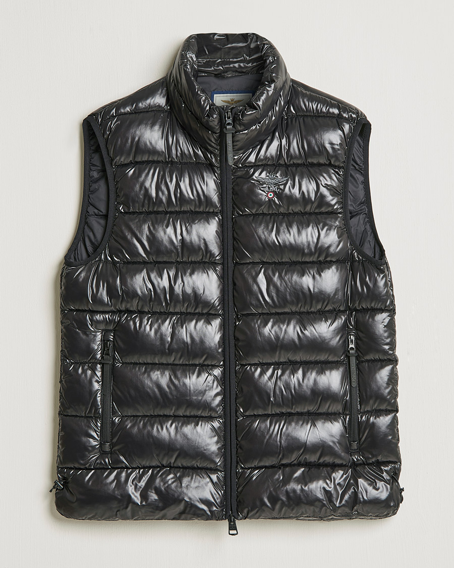 Uomini | Gilet | Aeronautica Militare | Padded Gilet Jet Black