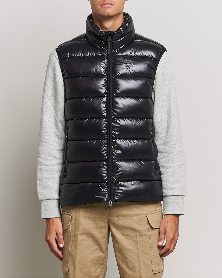 Uomini | Gilet | Aeronautica Militare | Padded Gilet Jet Black