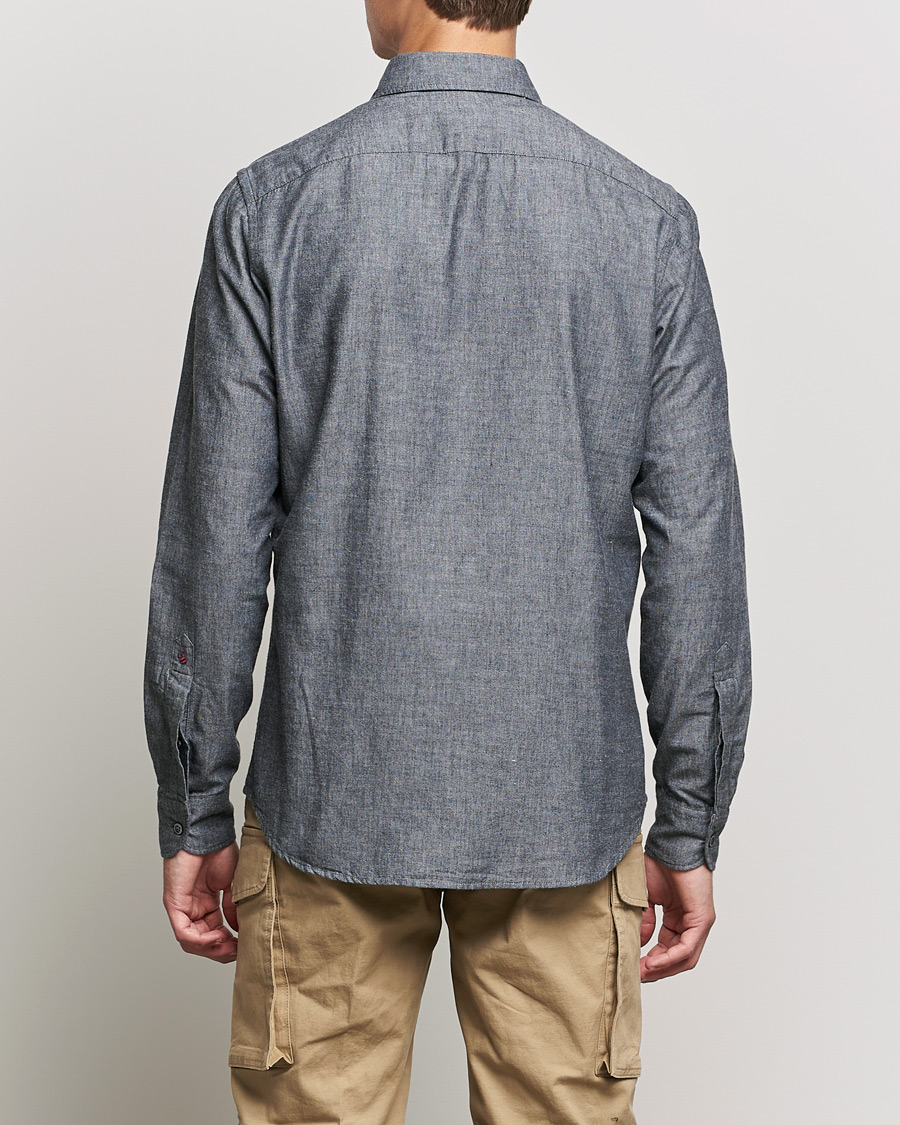 Uomini | Camicie | Slowear | Chambray Work Shirt Grey