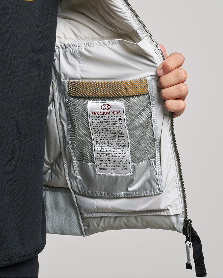 Uomini | Giacche | Parajumpers | Pharrell Sheen High Gloss Jacket Mist White