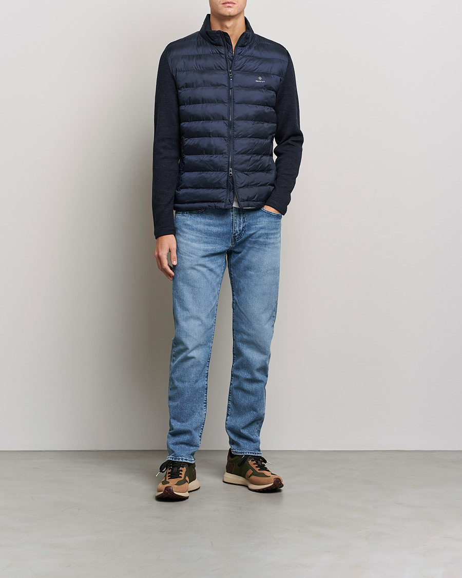 Uomini | Giacche | GANT | Midex Media Light Padded Jacket Evening Blue
