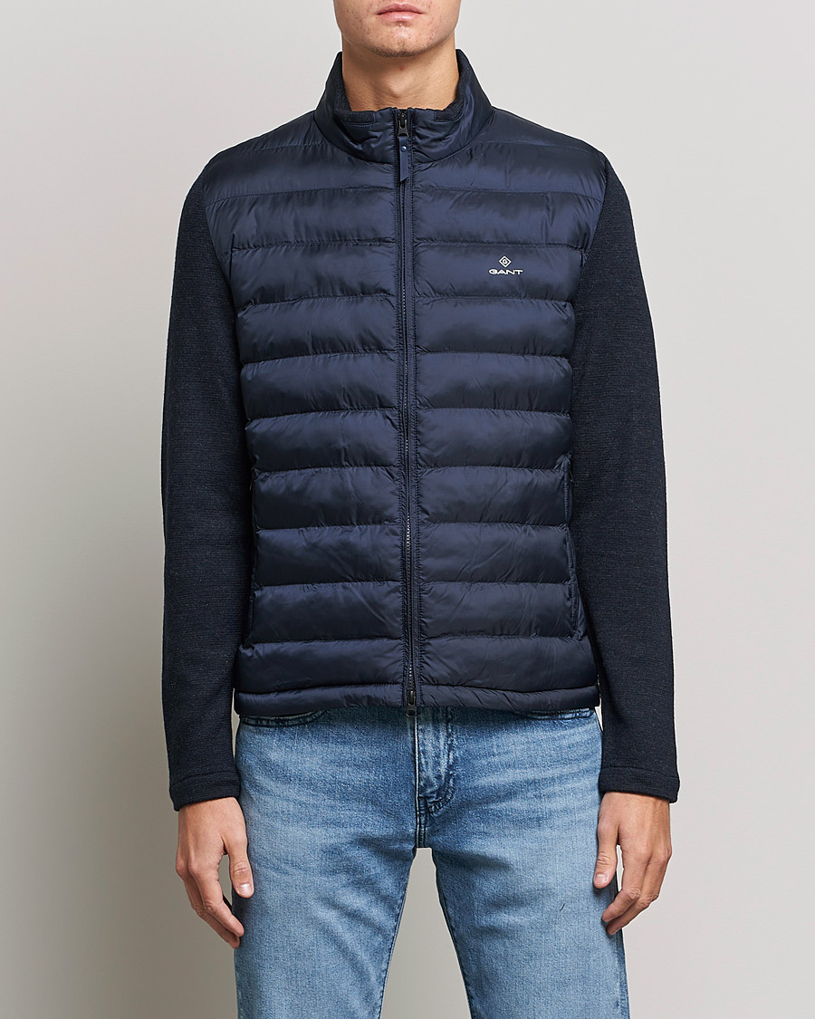 Uomini | Giacche | GANT | Midex Media Light Padded Jacket Evening Blue