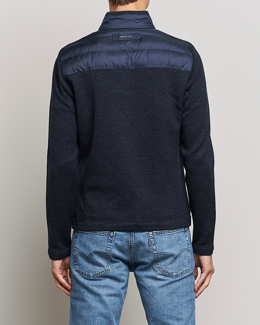 Uomini | Giacche | GANT | Midex Media Light Padded Jacket Evening Blue