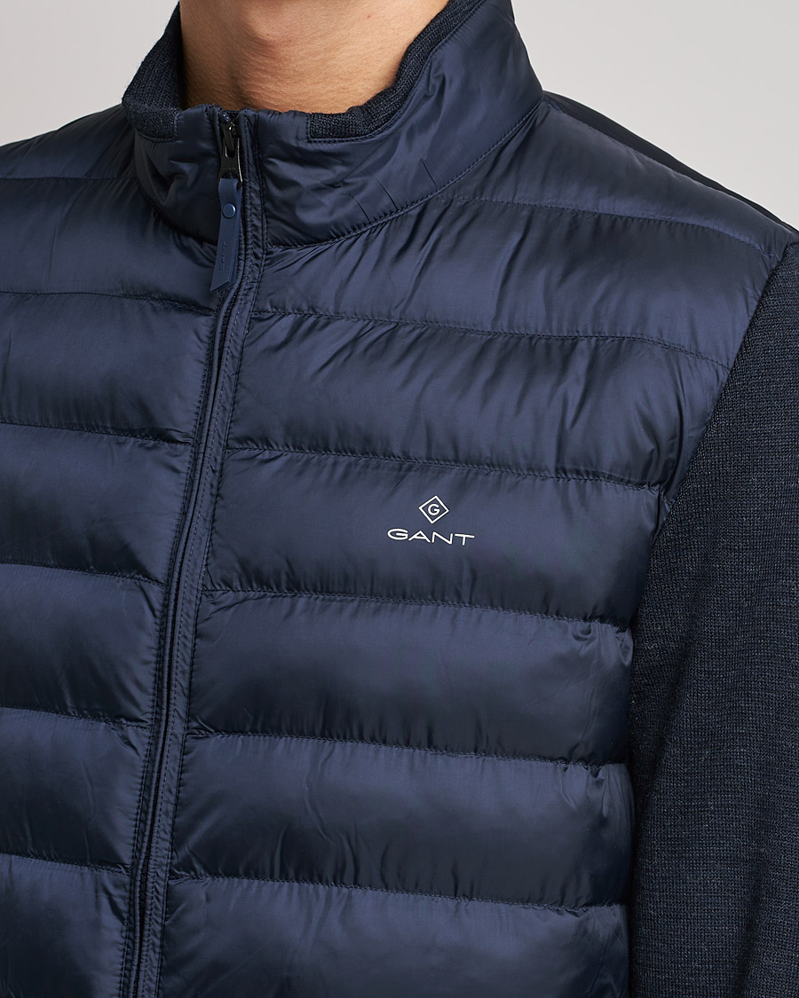Uomini | Giacche | GANT | Midex Media Light Padded Jacket Evening Blue