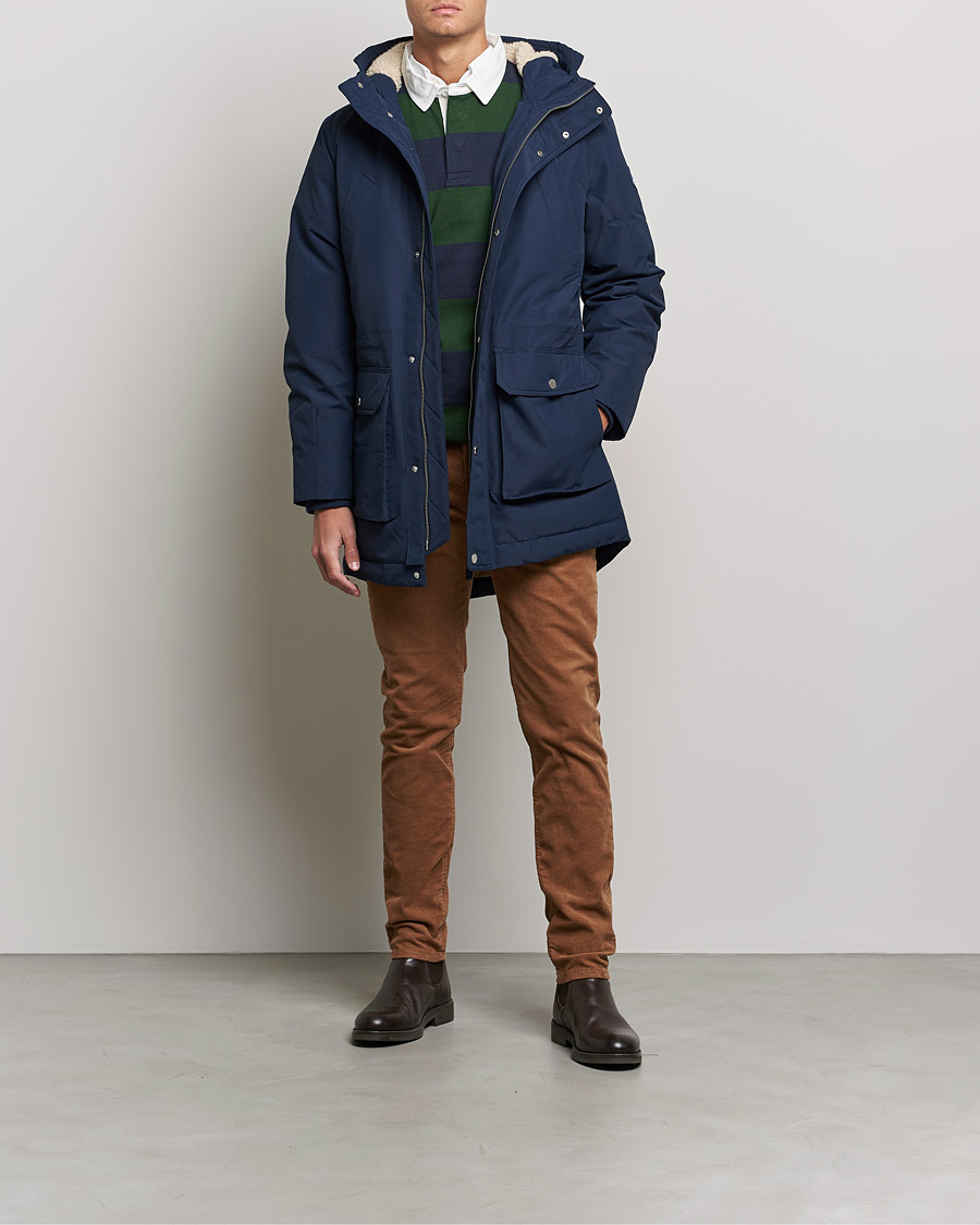 Uomini | Giacche | GANT | The Everyday Parka Marine