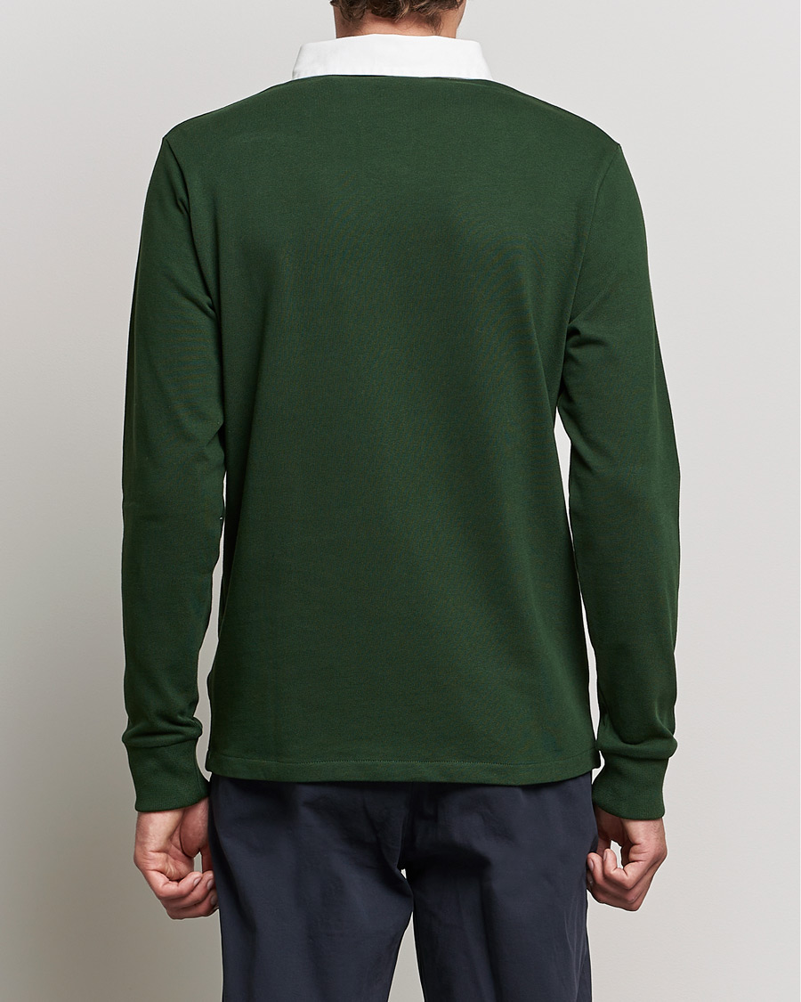 Uomini | Maglieria | GANT | Original Solid Heavy Rugger Storm Green