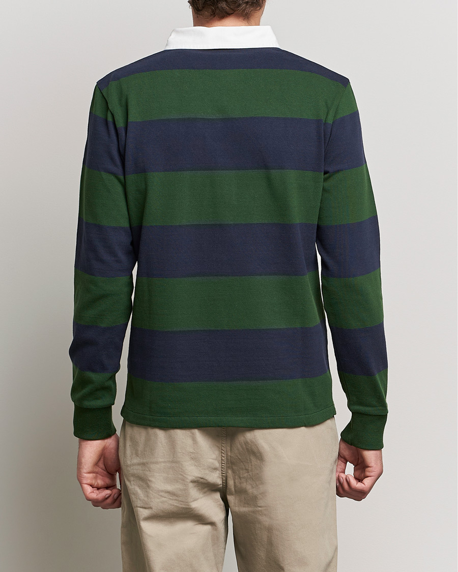 Uomini | Maglieria | GANT | Original Barstripe Heavy Rugger Storm Green