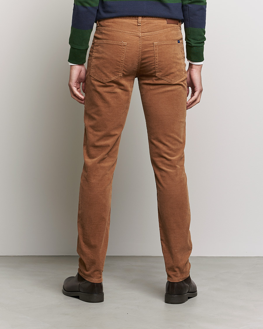 Uomini | Pantaloni | GANT | Hayes Cord Jeans Roasted Walnut