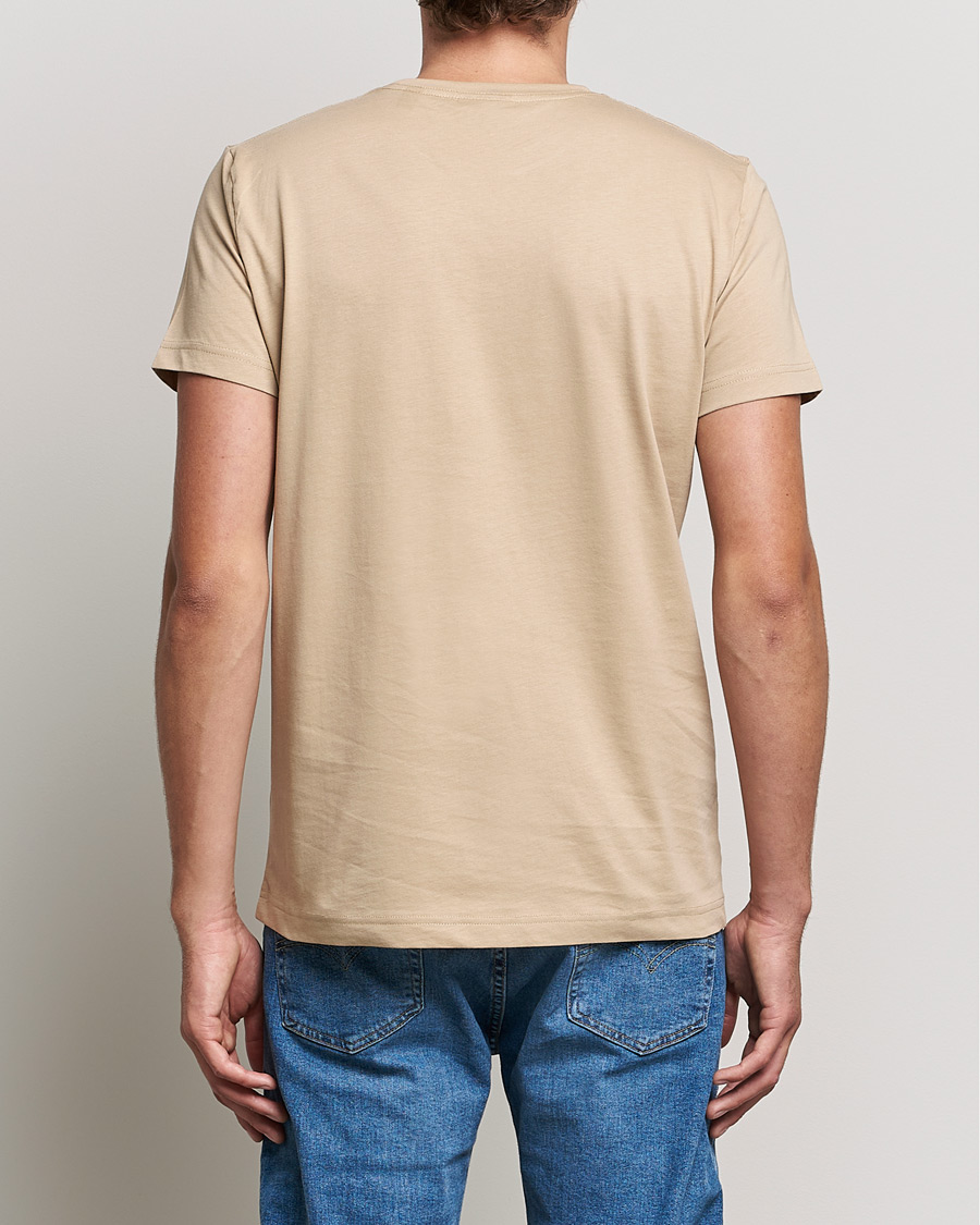 Uomini | T-shirt | GANT | The Original T-shirt Hazelwood Beige