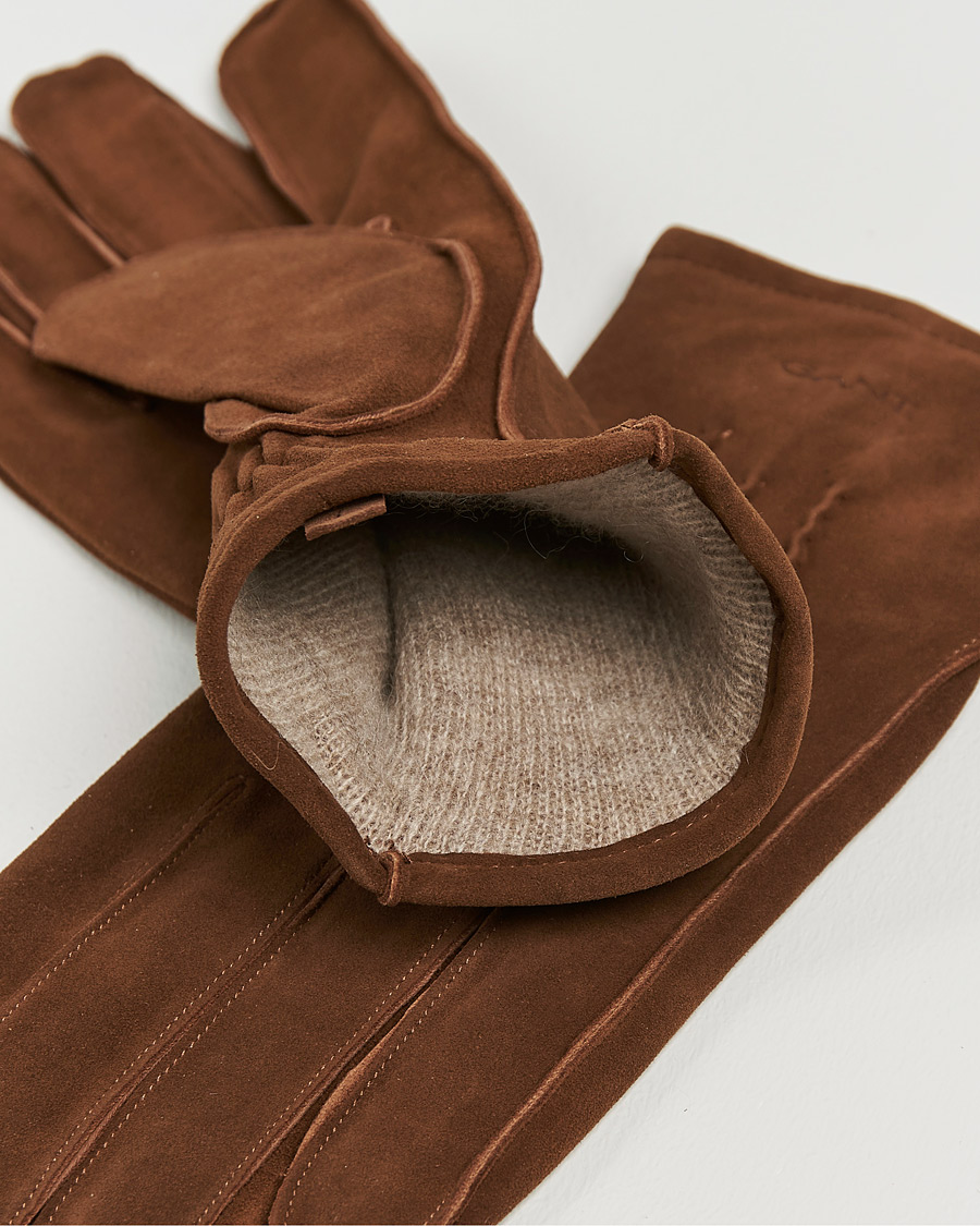 Uomini | GANT Classic Suede Gloves Clay Brown | GANT | Classic Suede Gloves Clay Brown