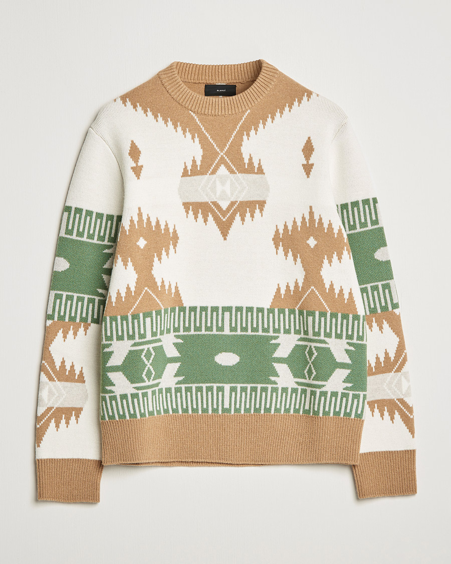 Uomini | Maglieria | Alanui | Icon Jacquard Sweater Off White