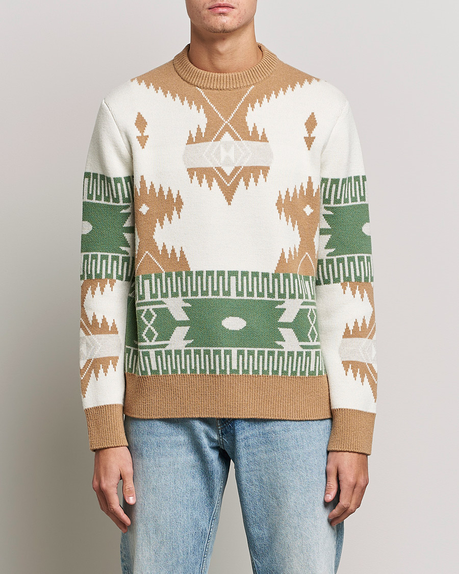 Uomini | Maglieria | Alanui | Icon Jacquard Sweater Off White