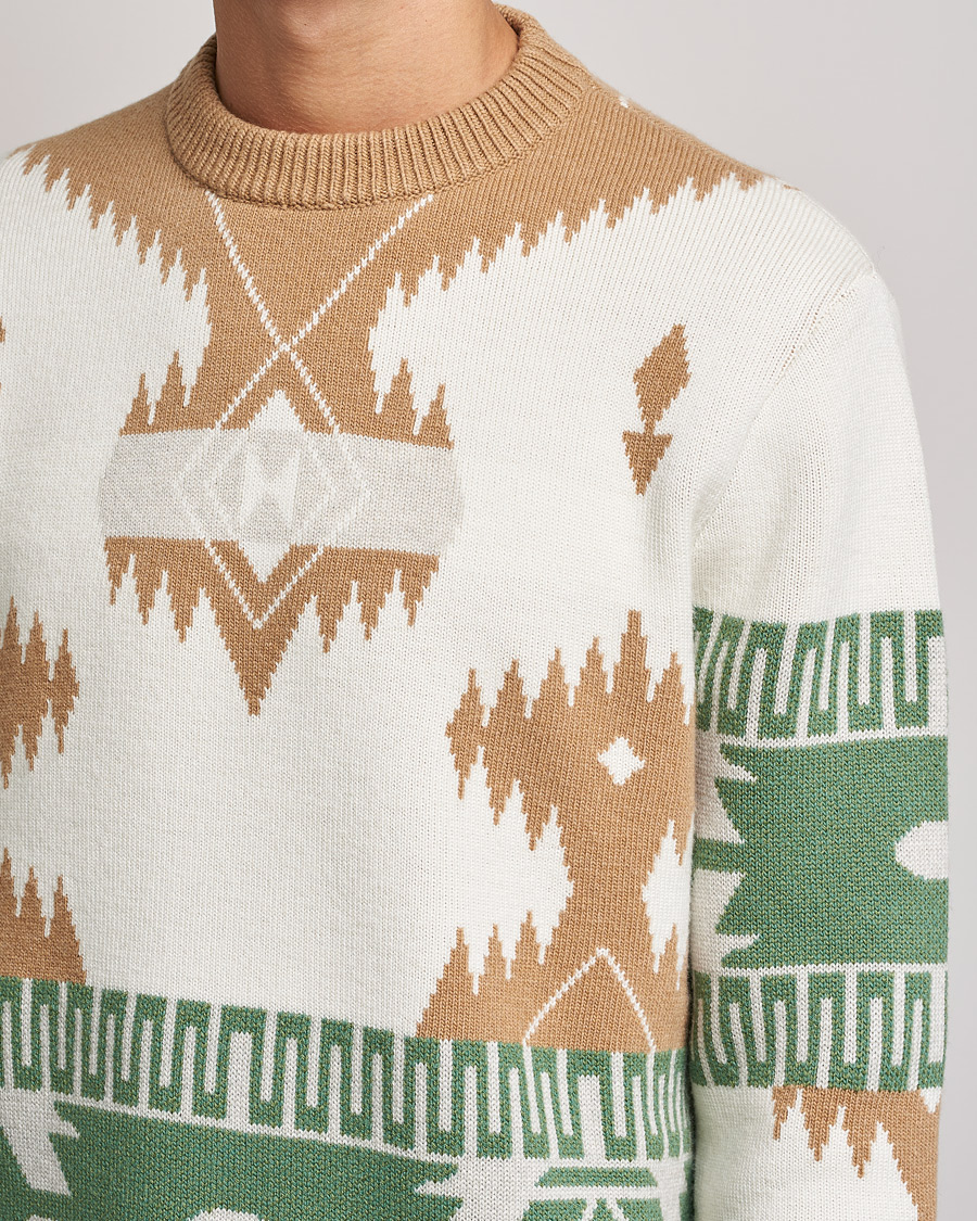 Uomini | Maglieria | Alanui | Icon Jacquard Sweater Off White